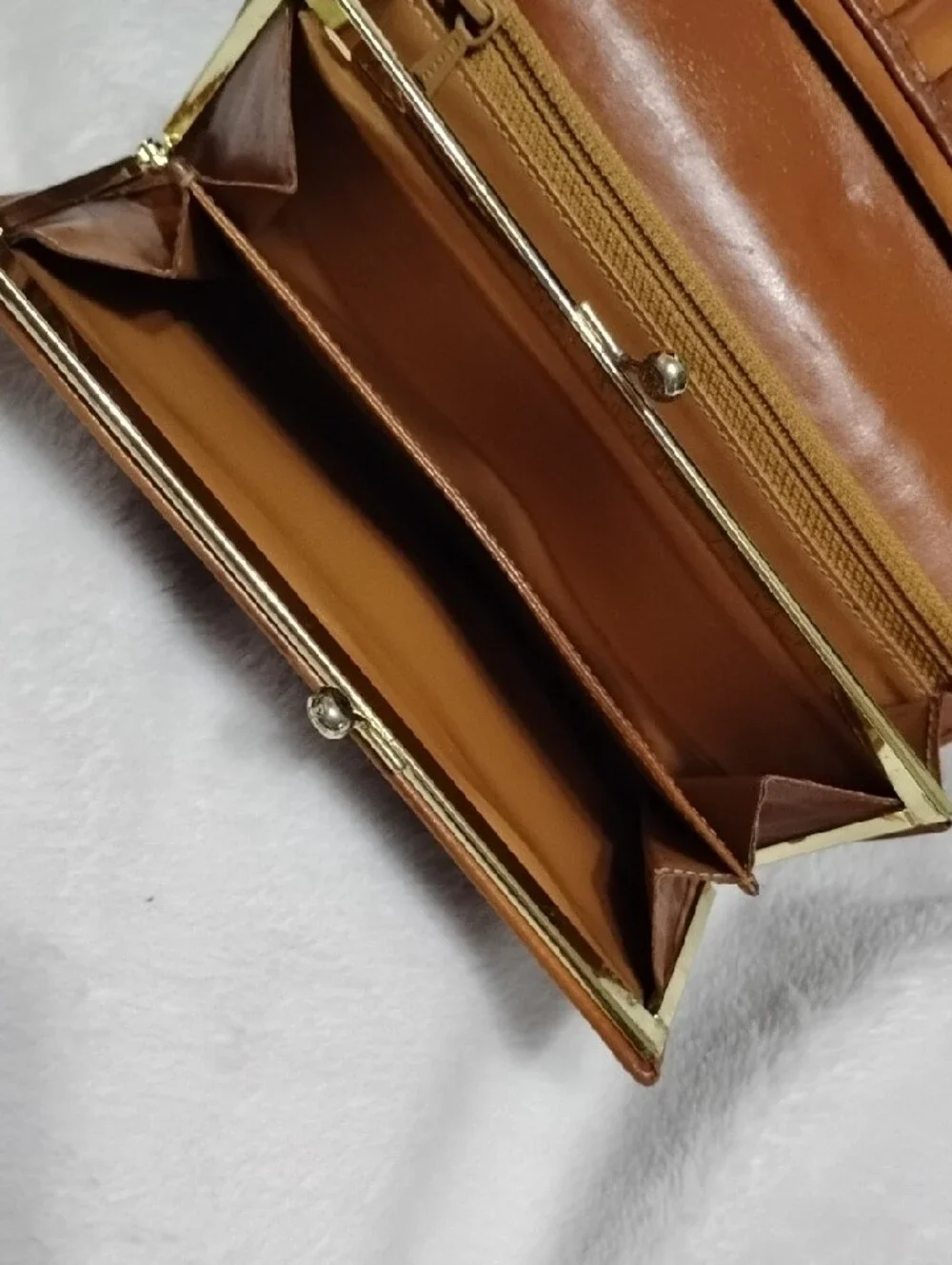 CELINE Macadam Continental Luxury Wallet! Lovely Brown & Tan Vintage Leather!